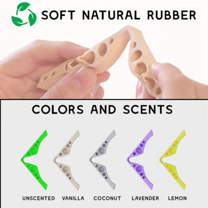 10 PCS Mask Nose Clip Bridge สวมแว่นตา Anti-Fog Sealing Silicone Strip, การจัดส่งสีแบบสุ่ม, Mask Nose Clip