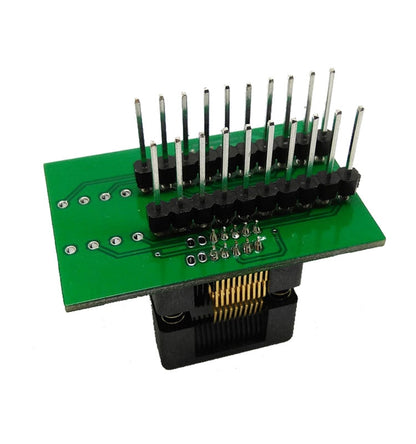 SSOP20 TSSOP20 OTS-28-0.65-01 ชิป Gold-Plated Dual Contact Pin อะแดปเตอร์ซ็อกเก็ต