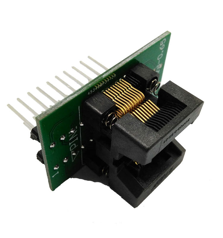 SSOP20 TSSOP20 OTS-28-0.65-01 ชิป Gold-Plated Dual Contact Pin อะแดปเตอร์ซ็อกเก็ต