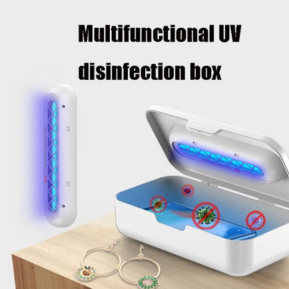 XD003 ชุดชั้นใน UV เครื่องฆ่าเชื้อแปรงเครื่องสำอางกล่องเก็บฆ่าเชื้อ, XD003 White, XD003 Pink