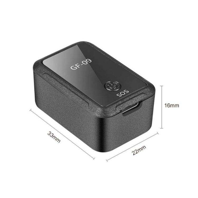 GF09 แบบพกพา รถ GPS Locator เด็กสัตว์เลี้ยง Anti-Lost Tracker, GF09