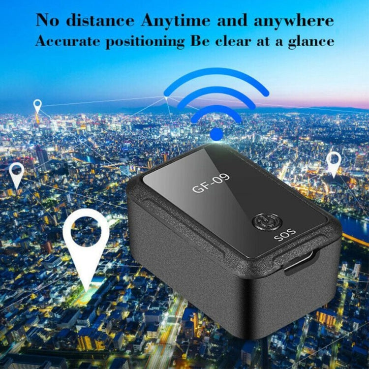GF09 แบบพกพา รถ GPS Locator เด็กสัตว์เลี้ยง Anti-Lost Tracker, GF09