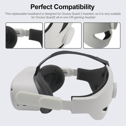 VR ชุดหูฟังทดแทนที่สะดวกสบาย VR อุปกรณ์เสริมแถบคาดศีรษะลดน้ำหนักสำหรับ Oculus Quest 2, Weight Loss Headband