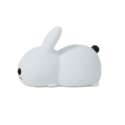 ซิลิโคนกระต่าย LED Night Light USB ชาร์จ Dual-Tone Light Pat Light
