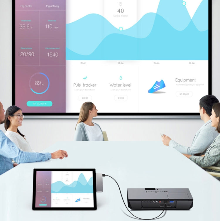 Cabledeconn T0409 มัลติฟังก์ชั่น USB 3.0 HUB Docking Station ตัวแปลงอินเทอร์เฟซสายเคเบิลเครือข่าย, For Microsoft Surface Pro 7(with Network Port)