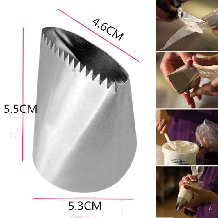 หัวฉีดสแตนเลส Icing Piping หัวฉีดครีมเค้กตกแต่ง Pastry TIP Fondant DIY เค้กเครื่องมือ, Cream Cake Pastry Tip Mouth