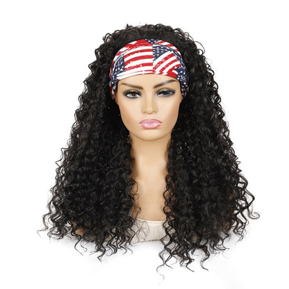 ที่คาดผมวิกผมหมวกปริมาณเส้นใยเคมีวิกผมหมวก, Black Hair Band 1B#O, Stars And Stripes Headband 1B#H, Leopard Headband 1B#G, Flower Hair Band 1B#C, 1B#XC, 4#XK, 27#XB, 33#XG, 613#O, 613#A, 613#G, 613#XC