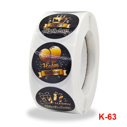 5 ชิ้นสติ๊กเกอร์งานวันเกิดเด็กสติ๊กเกอร์ตกแต่งน่ารัก, Birthday Party Stickers