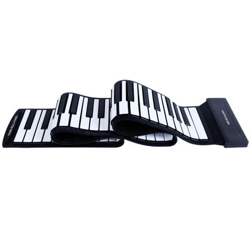 MIDI88 เปียโนพับได้ 88 คีย์ คีย์บอร์ดแบบนุ่ม MIDI ระดับมืออาชีพ จำลองการฝึกเปียโนอิเล็กทรอนิกส์แบบพกพา, 88-Key