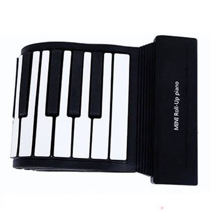 MIDI88 เปียโนพับได้ 88 คีย์ คีย์บอร์ดแบบนุ่ม MIDI ระดับมืออาชีพ จำลองการฝึกเปียโนอิเล็กทรอนิกส์แบบพกพา, 88-Key