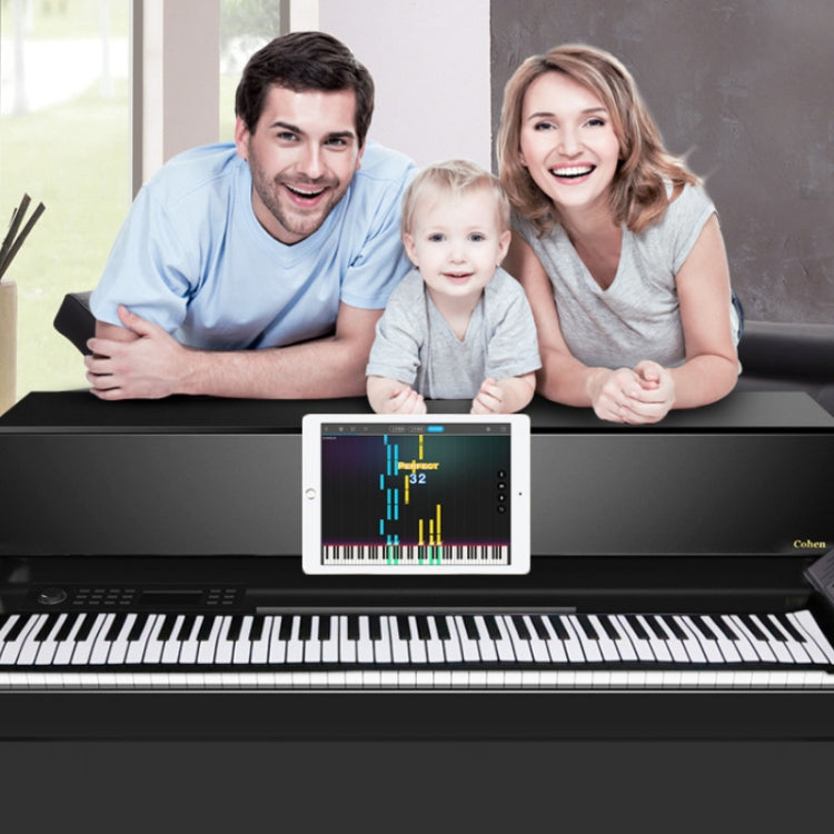 MIDI88 เปียโนพับได้ 88 คีย์ คีย์บอร์ดแบบนุ่ม MIDI ระดับมืออาชีพ จำลองการฝึกเปียโนอิเล็กทรอนิกส์แบบพกพา, 88-Key