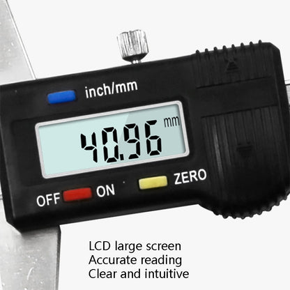 0-150 มม.ดิจิตอลจอแสดงผลความลึก Caliper Vernier Caliper ความลึกวัดไม้บรรทัด, 0-150mm