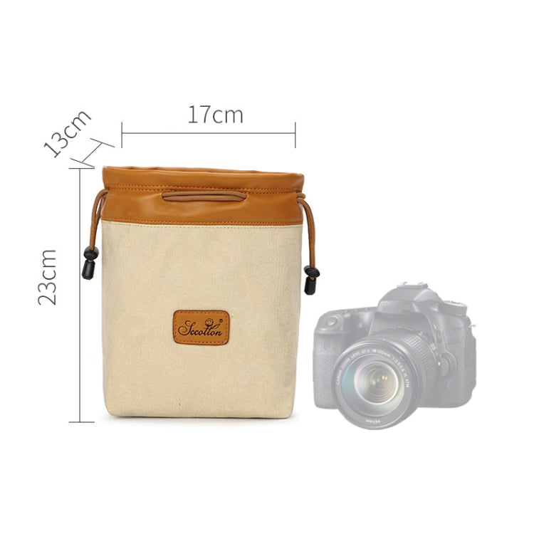S.C.COTTON ถุงกันน้ำดิจิตอลแบบพกพา SLR เลนส์กระเป๋า Micro กระเป๋ากล้องเดี่ยวกระเป๋าถ่ายภาพ, Beige L, Carbon Black L, Gray L, Beige M, Carbon Black M, Gray M, Beige S, Carbon Black S, Gray S