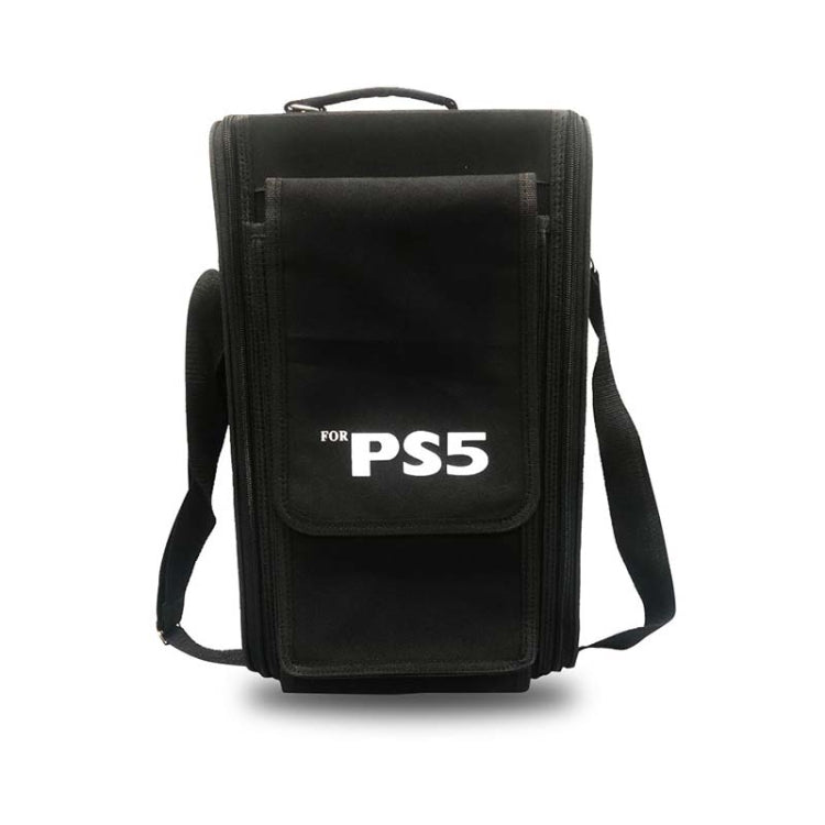 N8002 เกมคอนโซลกระเป๋าเดินทางป้องกันกระเป๋ากระเป๋าถือไหล่เดี่ยวสำหรับ PS5, Single Shoulder Handbag