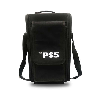 N8002 เกมคอนโซลกระเป๋าเดินทางป้องกันกระเป๋ากระเป๋าถือไหล่เดี่ยวสำหรับ PS5, Single Shoulder Handbag