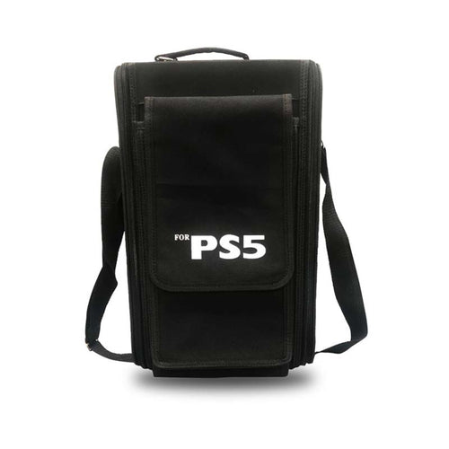 N8002 เกมคอนโซลกระเป๋าเดินทางป้องกันกระเป๋ากระเป๋าถือไหล่เดี่ยวสำหรับ PS5, Single Shoulder Handbag