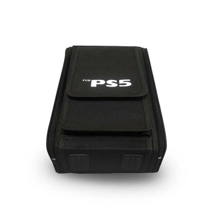 N8002 เกมคอนโซลกระเป๋าเดินทางป้องกันกระเป๋ากระเป๋าถือไหล่เดี่ยวสำหรับ PS5, Single Shoulder Handbag
