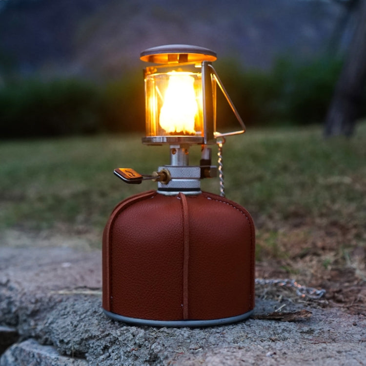 Outdoor Camping แบนถังแก๊สหนัง Camping Steam Lamp การใช้ถัง PU ฝาครอบป้องกัน, For 230g Gas Tank, For 450g Gas Tank