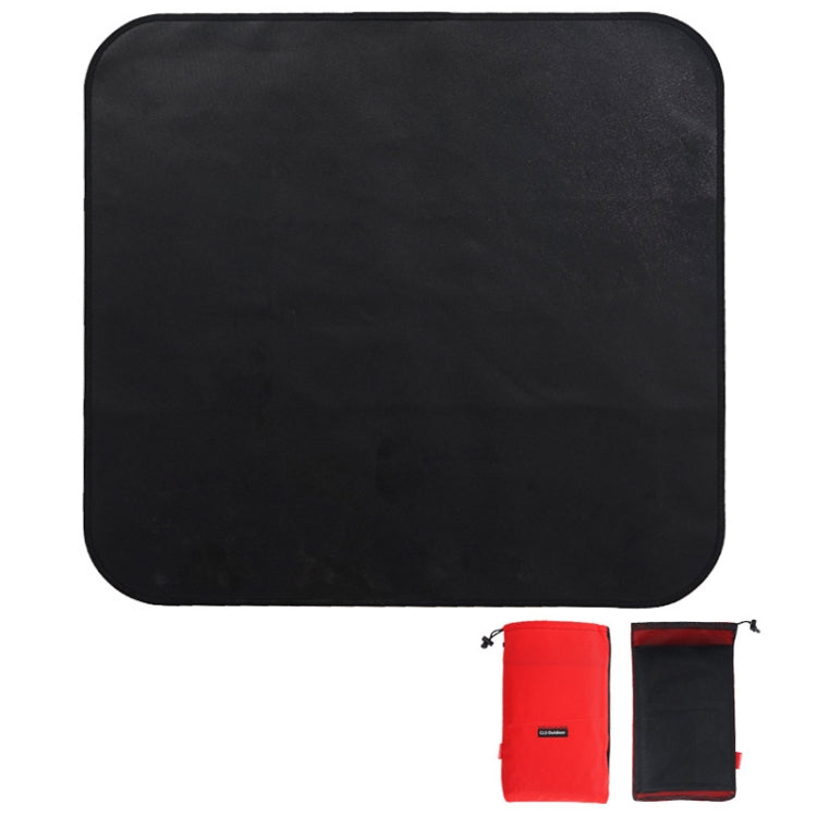 CLS Outdoor Camping ผ้าซิลิโคนทนไฟบาร์บีคิวปิคนิคแผ่นฉนวนกันความร้อน, S: 350x340mm, M: 450x370mm, L: 600x520mm, XL: 800x750mm