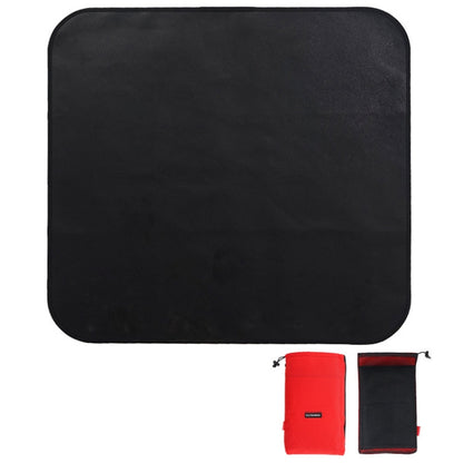 CLS Outdoor Camping ผ้าซิลิโคนทนไฟบาร์บีคิวปิคนิคแผ่นฉนวนกันความร้อน, S: 350x340mm, M: 450x370mm, L: 600x520mm, XL: 800x750mm
