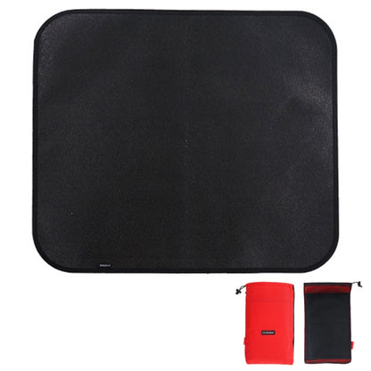 CLS Outdoor Camping ผ้าซิลิโคนทนไฟบาร์บีคิวปิคนิคแผ่นฉนวนกันความร้อน, S: 350x340mm, M: 450x370mm, L: 600x520mm, XL: 800x750mm