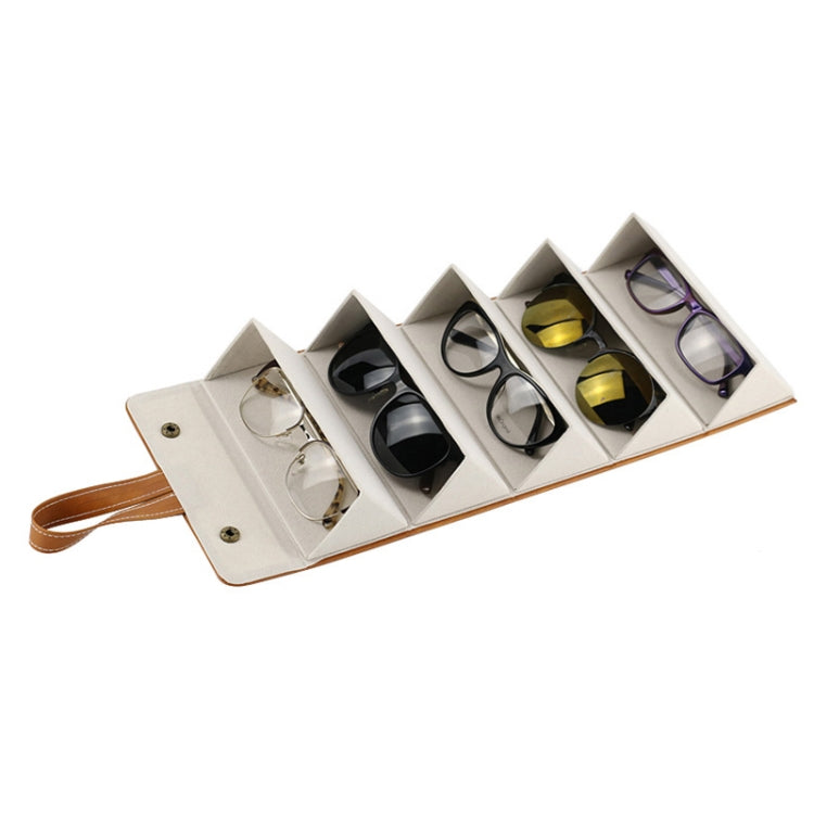เครื่องประดับมัลติฟังก์ชั่นกล่องเก็บแว่นตาขนาดเล็ก PU หนัง Handmade แว่นตา,รุ่น:, L6401 (Black), L6401 (Brown), L6402 (Black), L6402 (Brown), L6403 (Brown), L6392 (Brown)