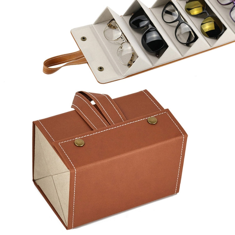 เครื่องประดับมัลติฟังก์ชั่นกล่องเก็บแว่นตาขนาดเล็ก PU หนัง Handmade แว่นตา,รุ่น:, L6401 (Black), L6401 (Brown), L6402 (Black), L6402 (Brown), L6403 (Brown), L6392 (Brown)