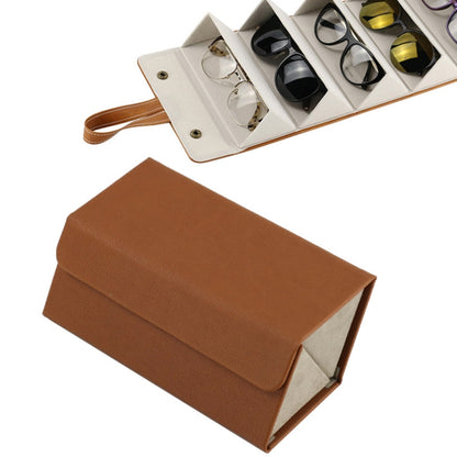 เครื่องประดับมัลติฟังก์ชั่นกล่องเก็บแว่นตาขนาดเล็ก PU หนัง Handmade แว่นตา,รุ่น:, L6401 (Black), L6401 (Brown), L6402 (Black), L6402 (Brown), L6403 (Brown), L6392 (Brown)