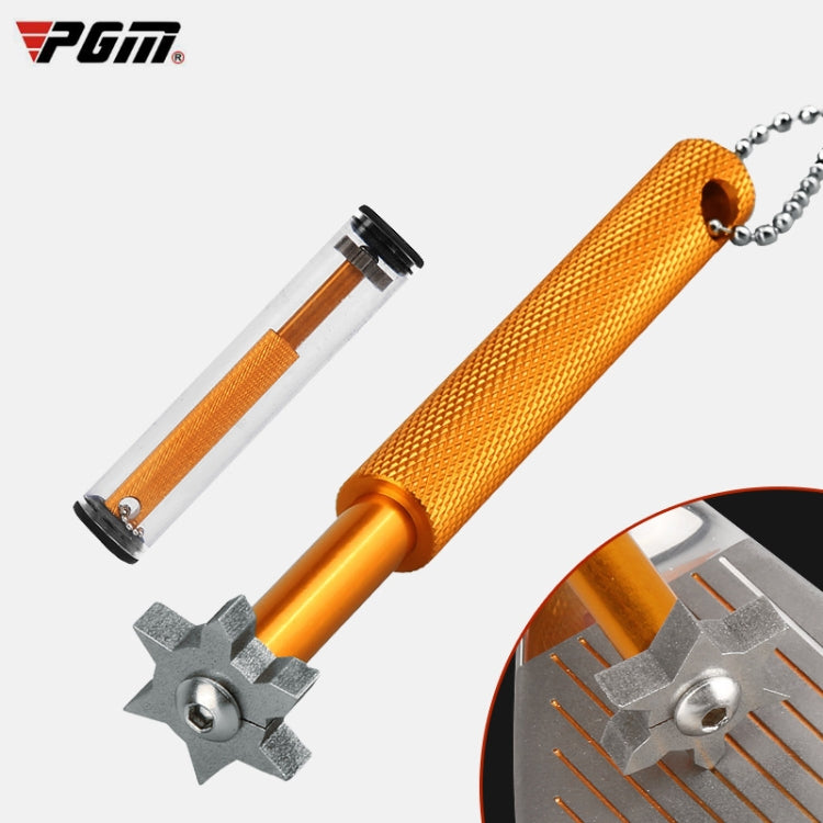 PGM Golf Club Cleaner เครื่องมือทำความสะอาดร่องหน้าคลับ จัดส่งสีแบบสุ่ม, Flat Knife, Plum Knife