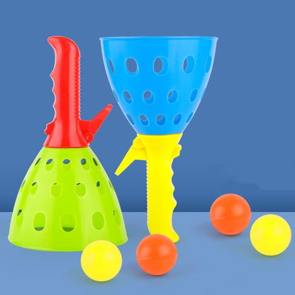 2 ชุดของเล่นเด็ก Catapult Ball ผู้ปกครอง-เด็กกลางแจ้ง Bouncy Ball ชุดเกม,การจัดส่งสีแบบสุ่ม, Bouncy Ball Game Kit