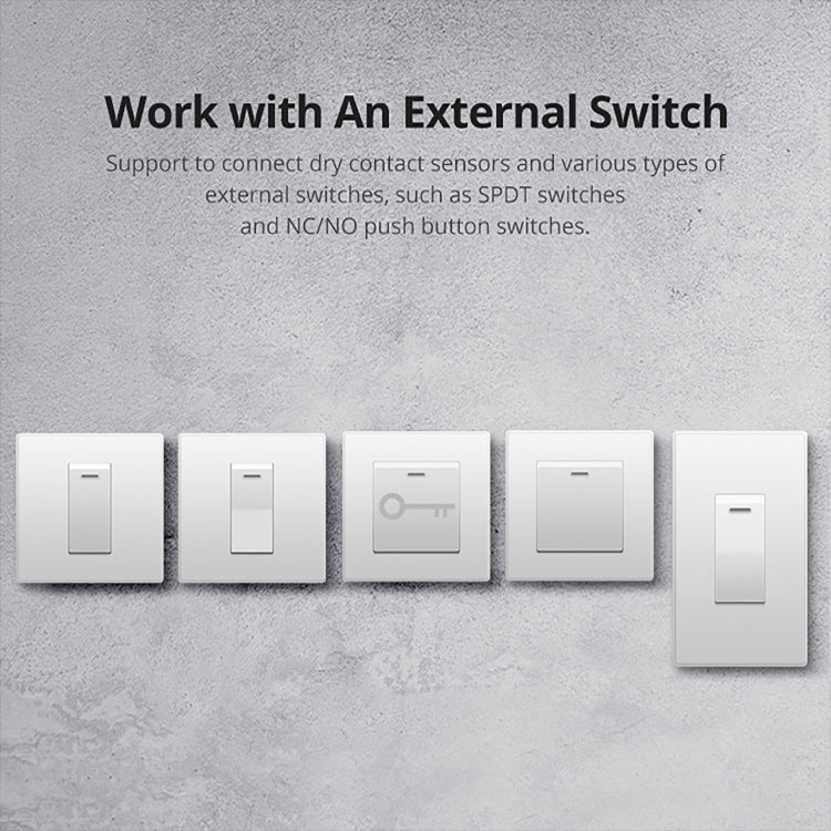 Sonoff MINIR2 Dual-Control WIFI สมาร์ทสวิตช์ DIY ชิ้นส่วนการปรับเปลี่ยนขนาดเล็ก