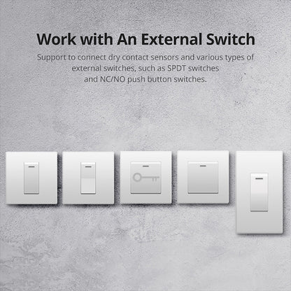 Sonoff MINIR2 Dual-Control WIFI สมาร์ทสวิตช์ DIY ชิ้นส่วนการปรับเปลี่ยนขนาดเล็ก