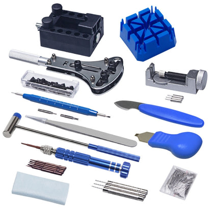 ชุดเครื่องมือซ่อมนาฬิกา 185 in 1 ชุดเครื่องมือถอดและเปลี่ยนแบตเตอรี่, 185 in 1 Watch Repair Tool Set