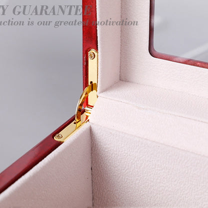 สีอบ 8 บิตแว่นตา High-End แว่นตากันแดด Storage แสดงผล กล่องไม้ด้านนอก, Size: 34.5x26.5x9 cm