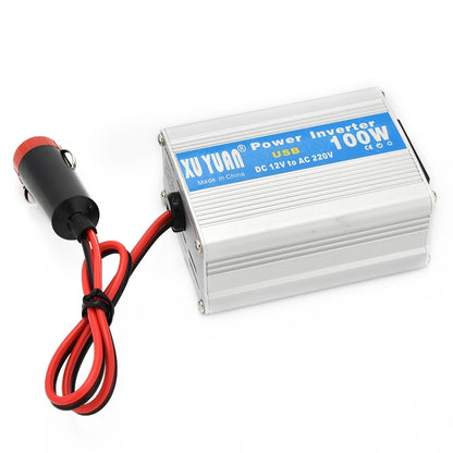 XUYUAN 100W รถอินเวอร์เตอร์รถโน๊ตบุ๊คพาวเวอร์ซัพพลายพร้อม USB, 12V to 220V