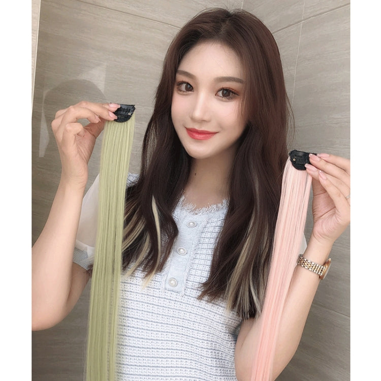 5 ชิ้นสีเน้นต่อผมชิ้นชิ้นเดียวที่มองไม่เห็นต่อผมไร้รอยต่อชิ้น