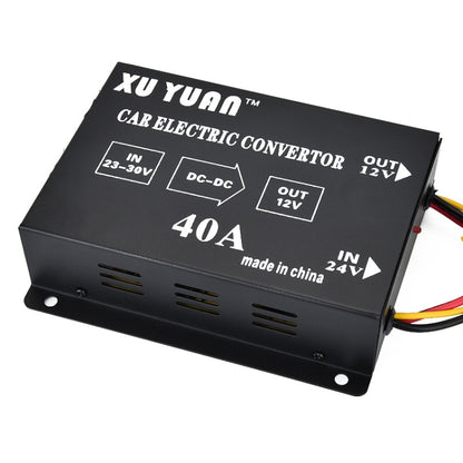 XUYUAN 480W Step-Down Converter 24V to 12V 40A ยานยนต์ DC Power Buck Converter, 480W 24V to 12V