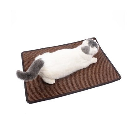 Cat Scratch Pad อุปกรณ์สำหรับสัตว์เลี้ยงพรมนอน Cat Placemat, การจัดส่งสีแบบสุ่ม, Overlock 30x40cm, Overlock 40x60cm, Overlock 50x80cm, Overlock 60x90cm