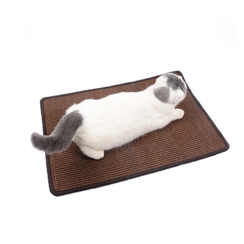 Cat Scratch Pad อุปกรณ์สำหรับสัตว์เลี้ยงพรมนอน Cat Placemat, การจัดส่งสีแบบสุ่ม, Overlock 30x40cm, Overlock 40x60cm, Overlock 50x80cm, Overlock 60x90cm