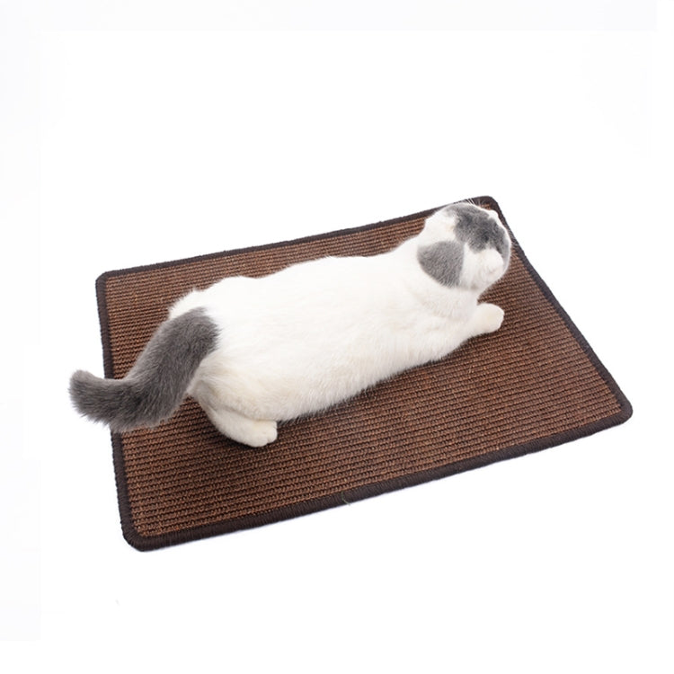 Cat Scratch Pad อุปกรณ์สำหรับสัตว์เลี้ยงพรมนอน Cat Placemat, การจัดส่งสีแบบสุ่ม, Overlock 30x40cm, Overlock 40x60cm, Overlock 50x80cm, Overlock 60x90cm