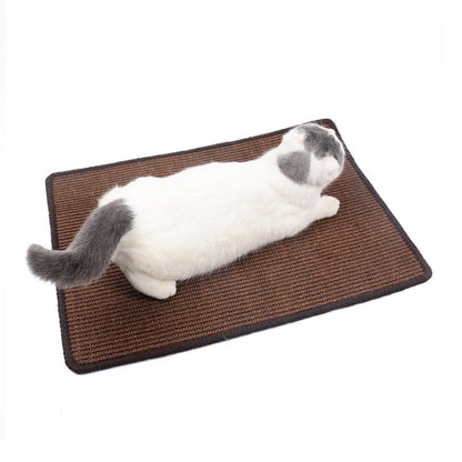 Cat Scratch Pad อุปกรณ์สำหรับสัตว์เลี้ยงพรมนอน Cat Placemat, การจัดส่งสีแบบสุ่ม, Overlock 30x40cm, Overlock 40x60cm, Overlock 50x80cm, Overlock 60x90cm