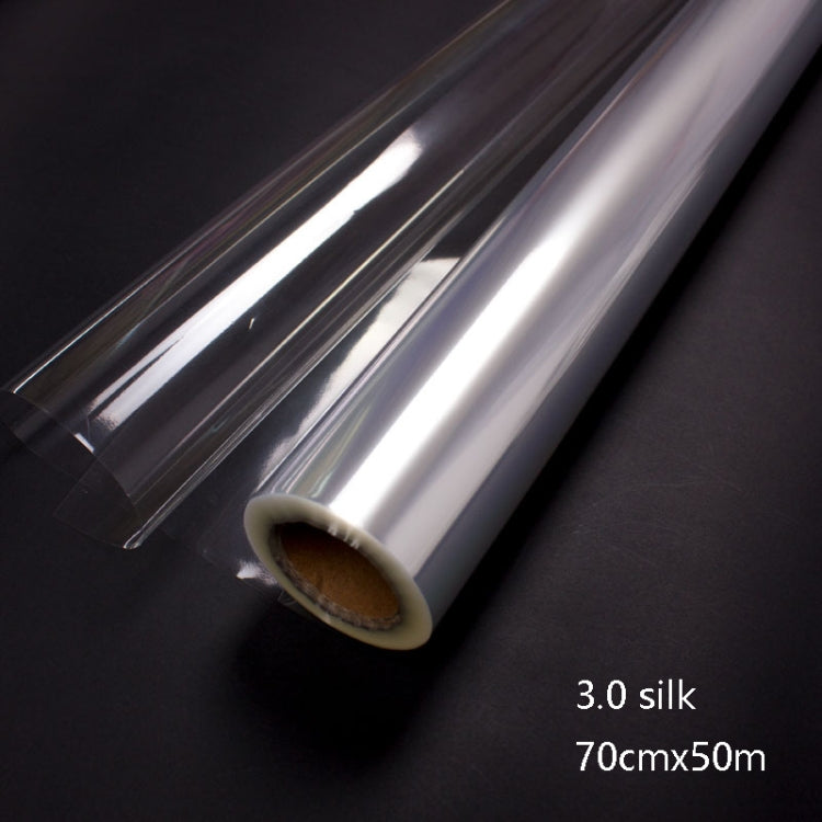 กระดาษห่อช่อดอกไม้วัสดุกันน้ำกระดาษห่อของขวัญดอกไม้ใส, 3.0 Silk 70cmx50m, 4.7 Silk 70cmx50m, 5.3 Silk 70cmx50m, 2.5 Silk 40cmx30m, 2.5 Silk 80cmx60m, 3.0 Silk 90cmx50m