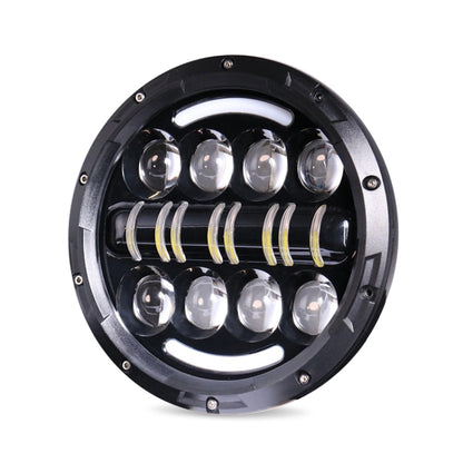 7 นิ้วรถจักรยานยนต์ Retro ดัดแปลงไฟหน้า Day Trip LED Far Near Beam ไฟสำหรับ Wrangler / Harley, Day Trip LED Far Near Beam Lights