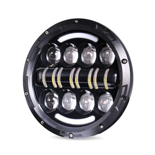 7 นิ้วรถจักรยานยนต์ Retro ดัดแปลงไฟหน้า Day Trip LED Far Near Beam ไฟสำหรับ Wrangler / Harley, Day Trip LED Far Near Beam Lights