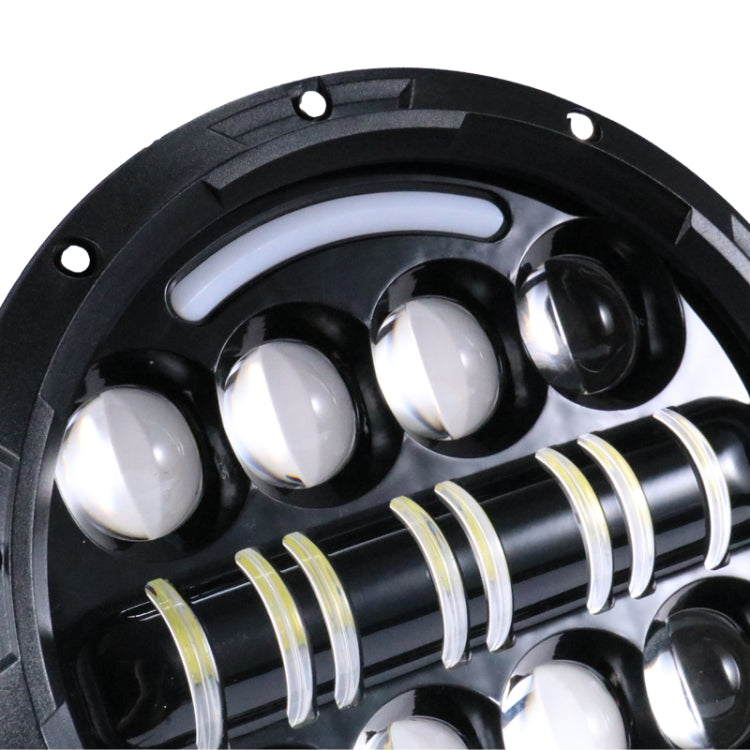 7 นิ้วรถจักรยานยนต์ Retro ดัดแปลงไฟหน้า Day Trip LED Far Near Beam ไฟสำหรับ Wrangler / Harley, Day Trip LED Far Near Beam Lights