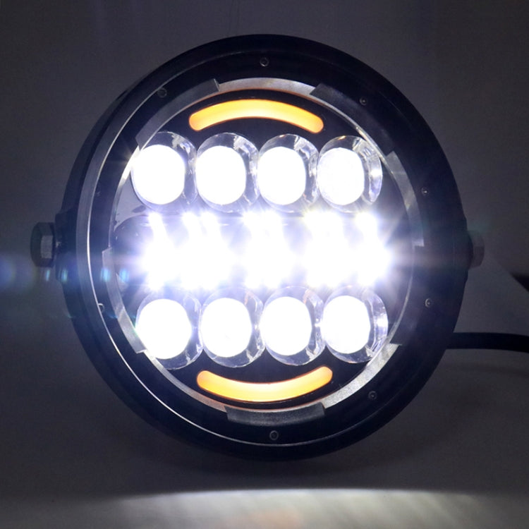 7 นิ้วรถจักรยานยนต์ Retro ดัดแปลงไฟหน้า Day Trip LED Far Near Beam ไฟสำหรับ Wrangler / Harley, Day Trip LED Far Near Beam Lights