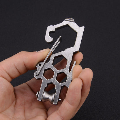 2 PCS Professional แบริ่งรับน้ำหนักมัลติฟังก์ชั่น carabiner Outdoor Survive Gadget, Survive tool