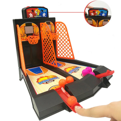 2 PCS Double Battle บาสเกตบอลของเล่นเด็ก Finger Catapult บาสเกตบอลเดสก์ท็อปยิงเกมเด็ก, 2 PCS Double Battle Basketball
