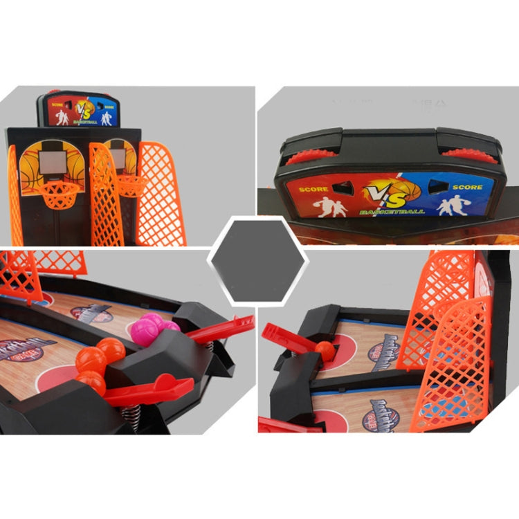 2 PCS Double Battle บาสเกตบอลของเล่นเด็ก Finger Catapult บาสเกตบอลเดสก์ท็อปยิงเกมเด็ก, 2 PCS Double Battle Basketball