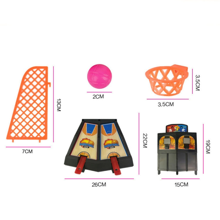 2 PCS Double Battle บาสเกตบอลของเล่นเด็ก Finger Catapult บาสเกตบอลเดสก์ท็อปยิงเกมเด็ก, 2 PCS Double Battle Basketball